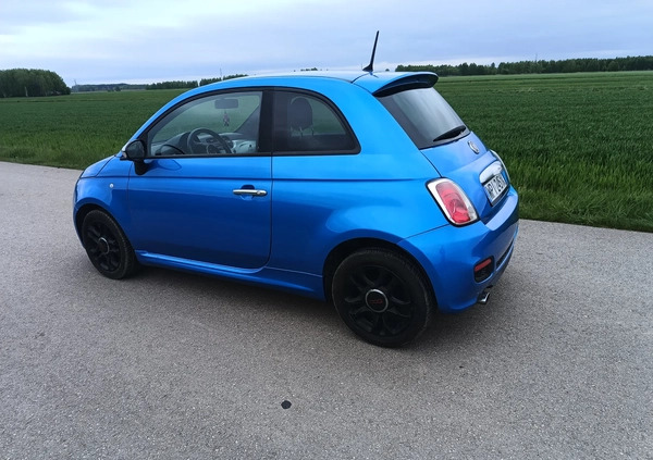 Fiat 500 cena 29600 przebieg: 135000, rok produkcji 2015 z Rawa Mazowiecka małe 56